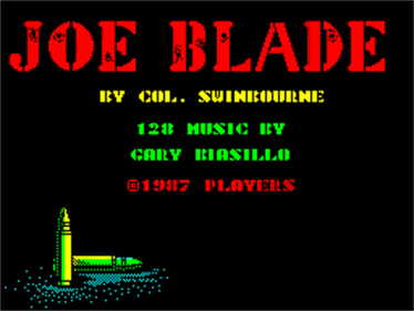 Joe Blade - Screenshot - Game Title Image