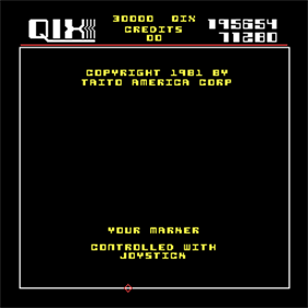 Qix - Screenshot - Game Title Image