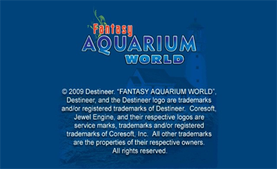 Fantasy Aquarium World - Screenshot - Game Title Image