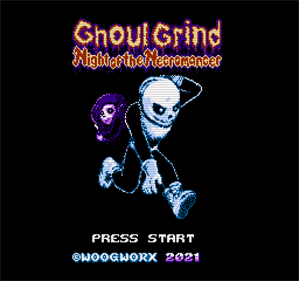 Ghoul Grind: Night of the Necromancer - Screenshot - Game Title Image