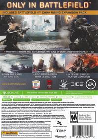 Battlefield 4 - Box - Back Image