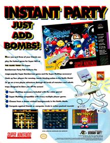 Super Bomberman - Advertisement Flyer - Front Image