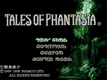 Tales of Phantasia - Screenshot - Game Title Image