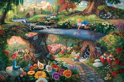 Alice in Wonderland - Fanart - Background