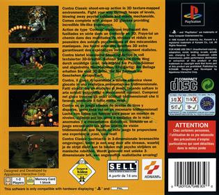 Contra: Legacy of War - Box - Back Image