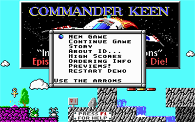 Commander Keen 3: Keen Must Die! - Screenshot - Game Title Image