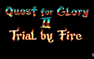 Quest for Glory II: Trial by Fire - Screenshot - Game Title Image