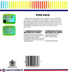 Pixie Pack - Box - Back Image