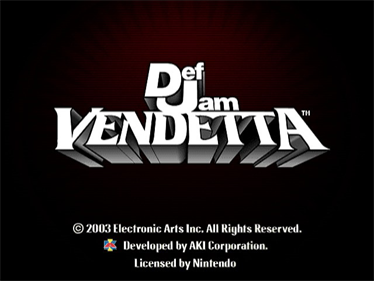 Def Jam Vendetta - Screenshot - Game Title Image