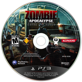 Zombie Apocalypse: Never Die Alone - Fanart - Disc Image
