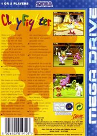 ClayFighter - Box - Back Image