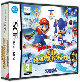 Mario & Sonic at the Olympic Winter Games - Box - 3D Image