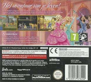 Barbie and the Three Musketeers - Box - Back Image