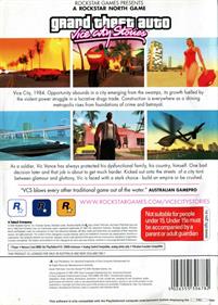 Grand Theft Auto: Vice City Stories - Box - Back Image