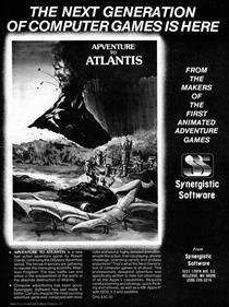 Apventure to Atlantis - Advertisement Flyer - Front Image