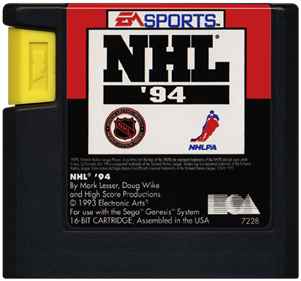 NHL '94 - Cart - Front Image