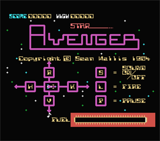 Star Avenger - Screenshot - Game Title Image