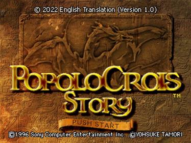 PoPoLoCrois Monogatari - Screenshot - Game Title Image