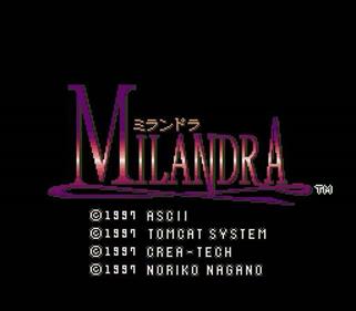 Milandra - Screenshot - Game Title