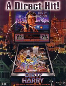 Dirty Harry - Advertisement Flyer - Front Image
