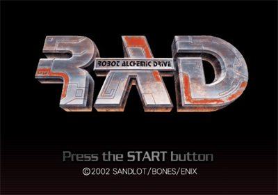 Robot Alchemic Drive: RAD - Screenshot - Game Title Image