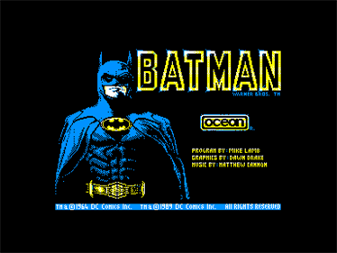 Batman: The Movie - Screenshot - Game Title Image
