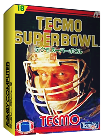 Tecmo Super Bowl - Box - 3D Image