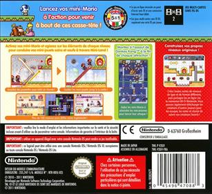 Mario vs. Donkey Kong: Mini-Land Mayhem! - Box - Back Image