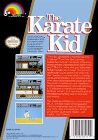 The Karate Kid - Box - Back Image
