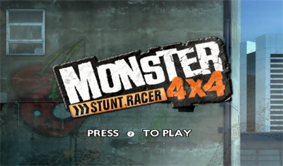 Monster 4x4: Stunt Racer - Screenshot - Game Title Image