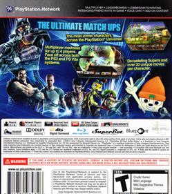 PlayStation All-Stars Battle Royale - Box - Back Image