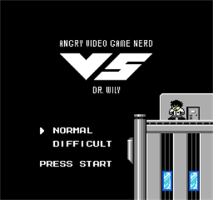 AVGN VS Dr. Wily - Screenshot - Game Title Image