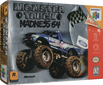 Monster Truck Madness 64 - Box - 3D Image