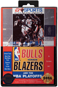 Bulls Versus Blazers and the NBA Playoffs - Box - Front - Reconstructed Image