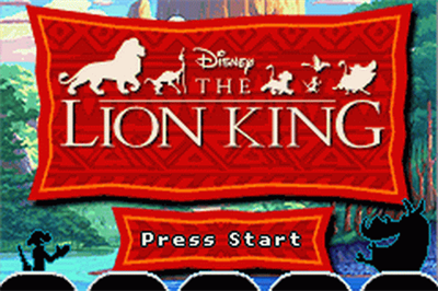 Disney's The Lion King 1 1/2 - Screenshot - Game Title Image