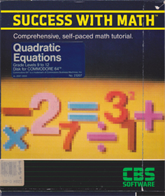 Success with Math: Quadratic Equations