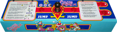 Circus Charlie - Arcade - Control Panel Image