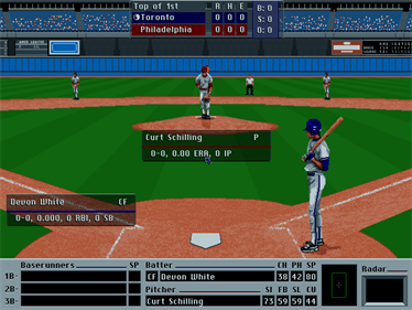 Front Page Sports: Baseball '94 - Screenshot - Gameplay Image