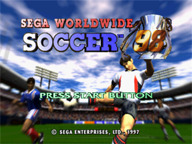 Sega Worldwide Soccer '98 - Screenshot - Game Title Image