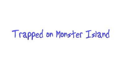 Trapped on Monster Island - Clear Logo Image