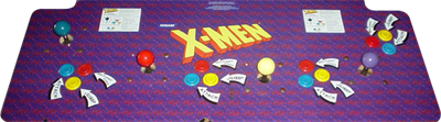 X-Men - Arcade - Control Panel Image