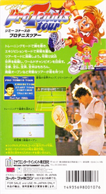 Jimmy Connors Pro Tennis Tour - Box - Back Image