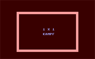1 x 1 Kampf - Screenshot - Game Title Image