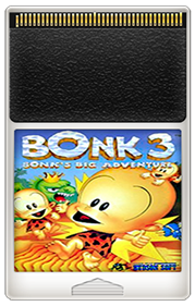 Bonk 3: Bonk's Big Adventure - Fanart - Cart - Front