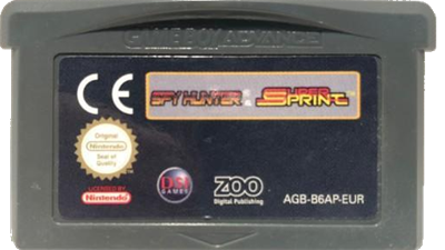 Spy Hunter / Super Sprint - Cart - Front Image