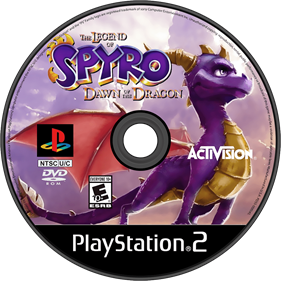The Legend of Spyro: Dawn of the Dragon - Fanart - Disc Image