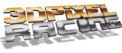 3D Pixel Racing - Clear Logo Image