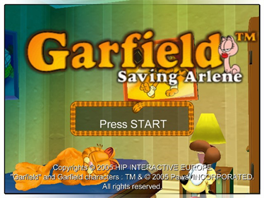 Garfield: Saving Arlene - Screenshot - Game Title Image