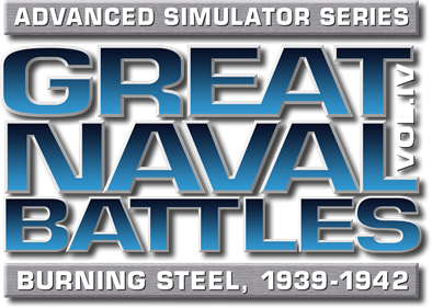 Great Naval Battles Vol. IV: Burning Steel, 1939-1942 - Clear Logo Image