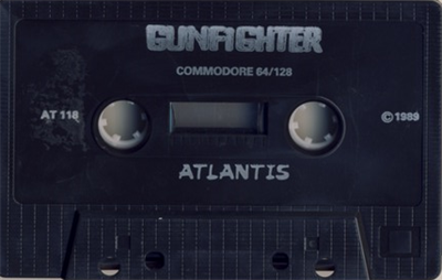 Gunfighter (Atlantis Software) - Cart - Back Image